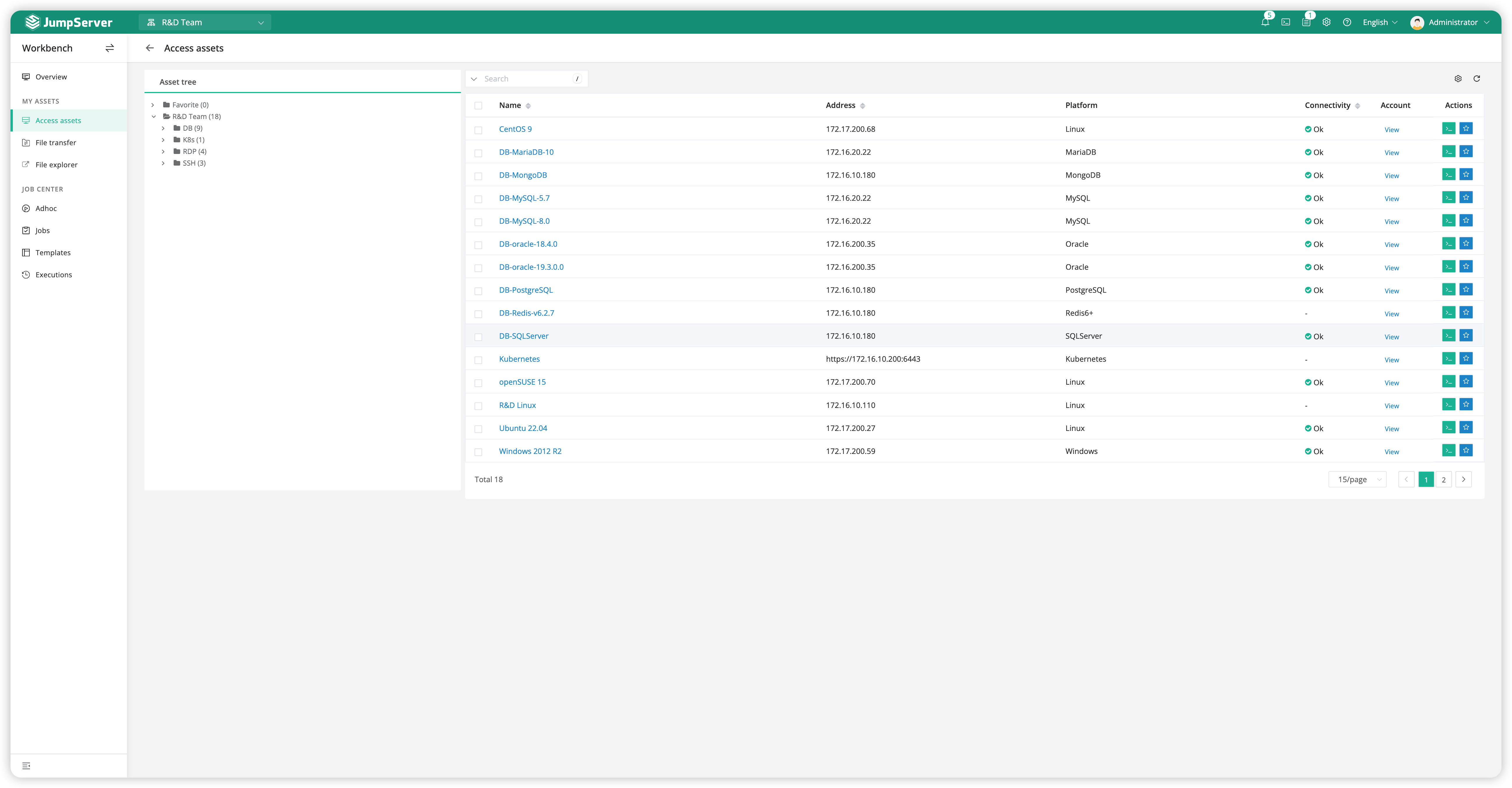 JumpServer Workbench