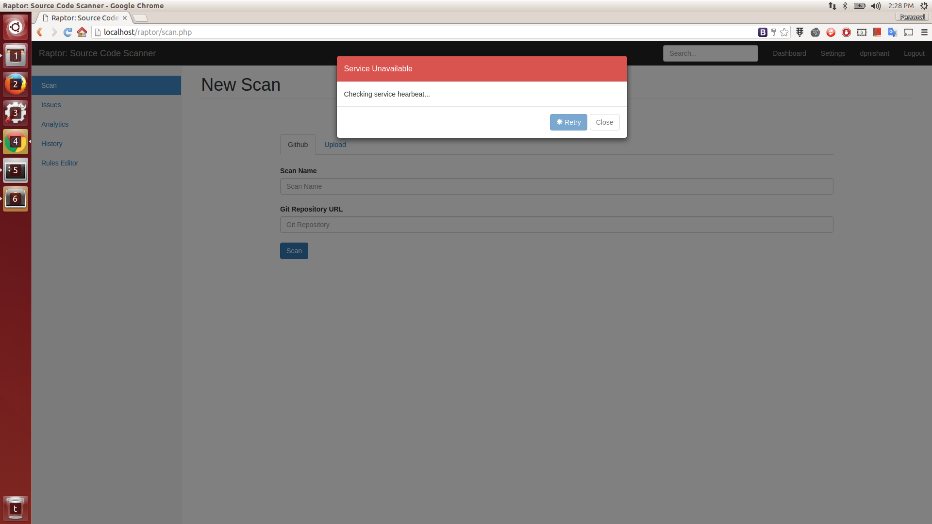 Server Error