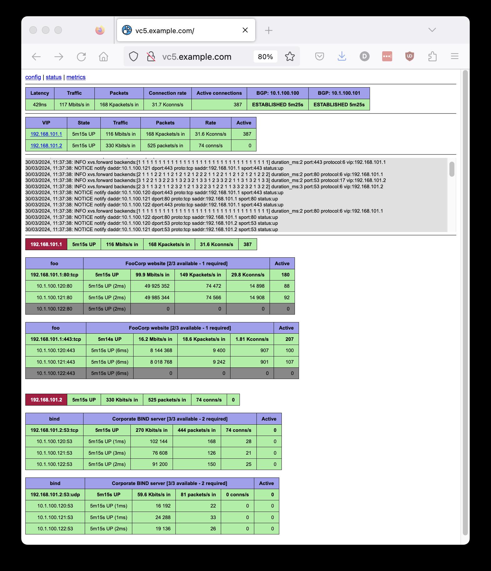 Konsolen-Screenshot