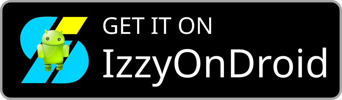 Obter no IzzyOnDroid