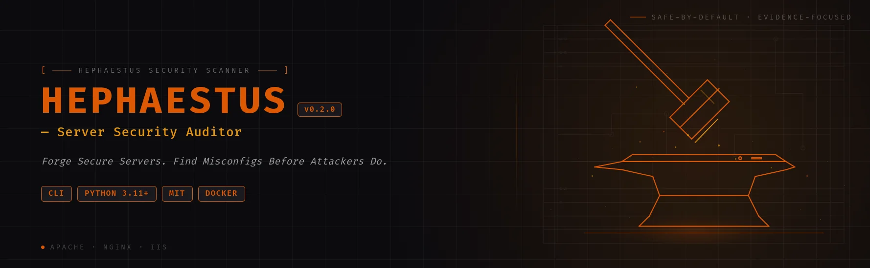 Hephaestus — Auditeur de sécurité de serveurs