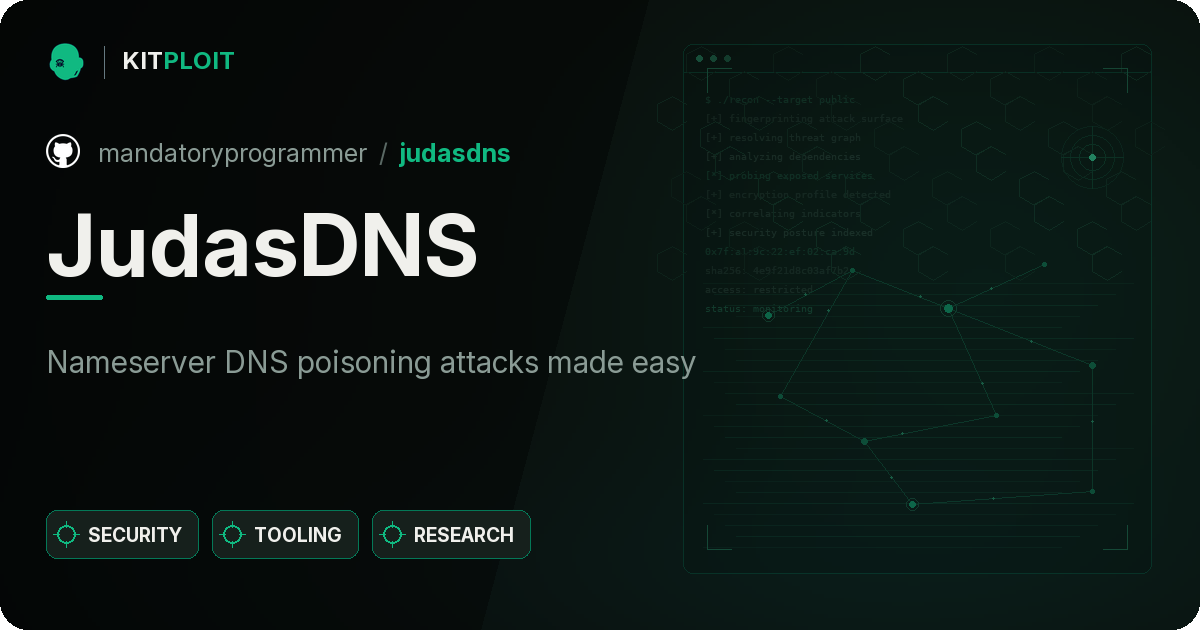 JudasDNS preview