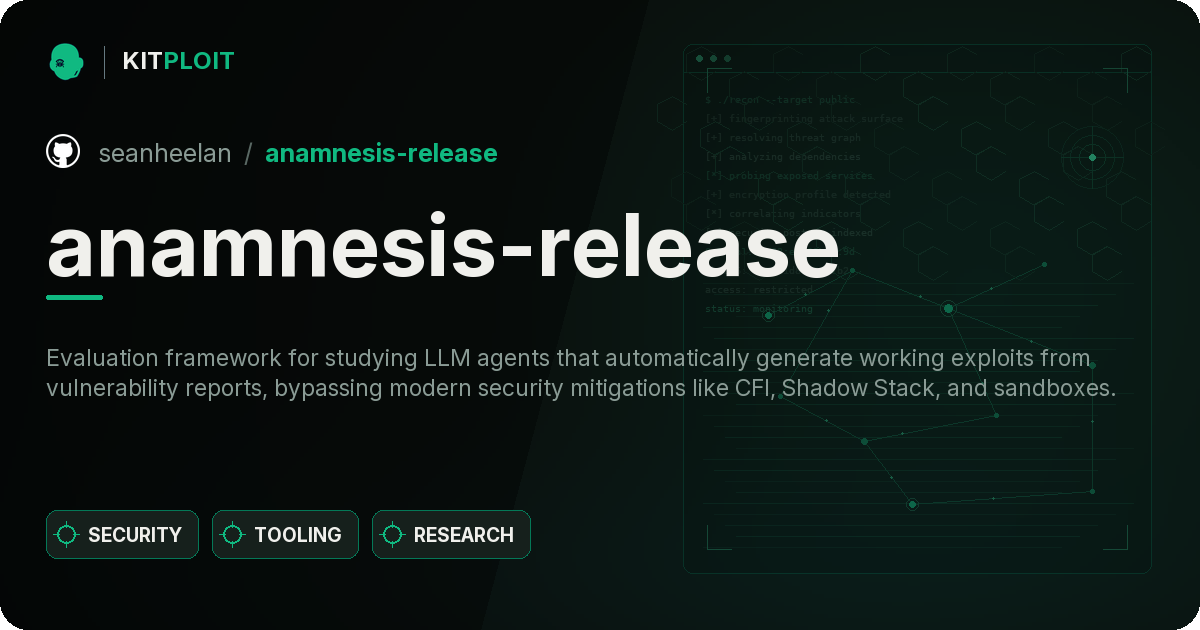 anamnesis-release preview