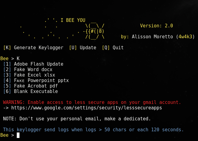 BeeLogger preview