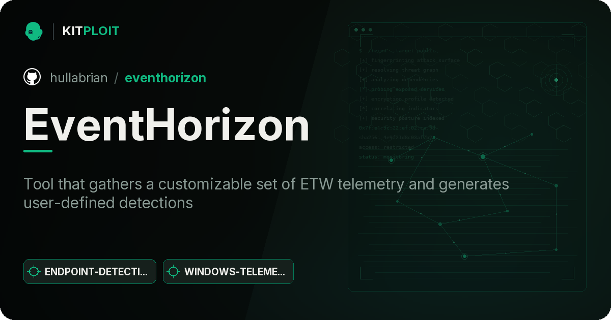 EventHorizon preview