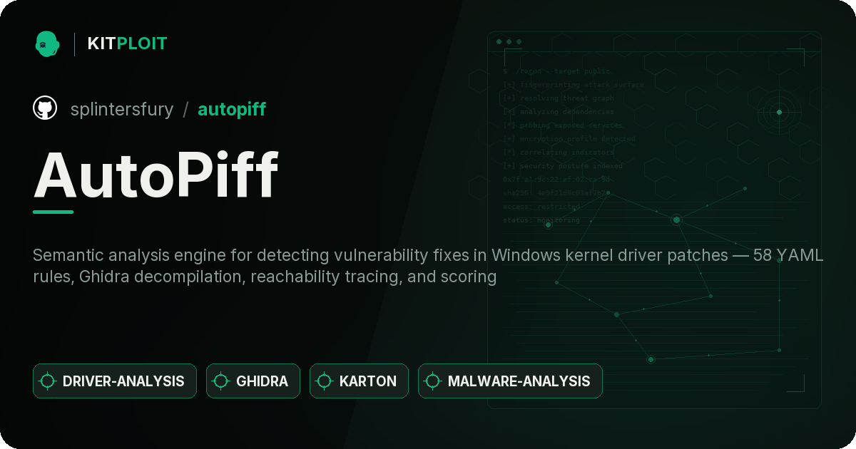 AutoPiff preview
