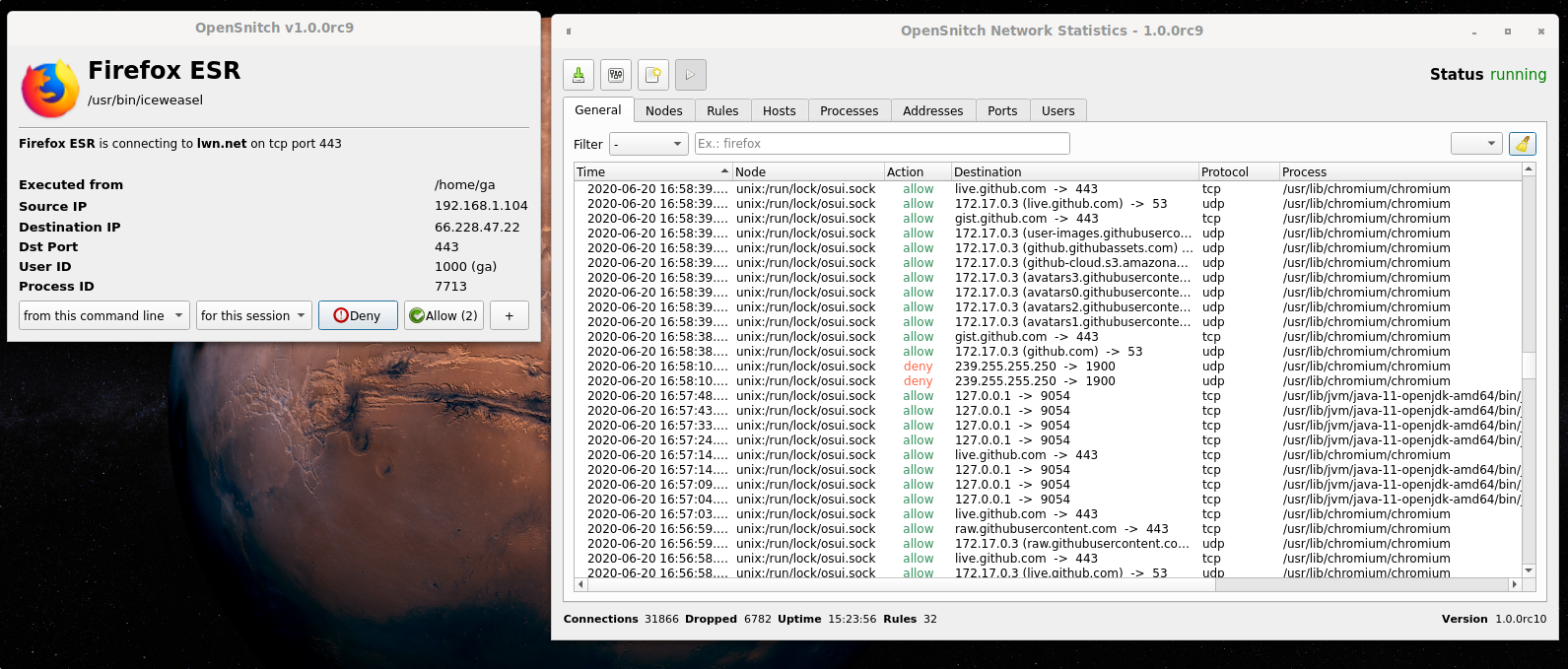 opensnitch preview