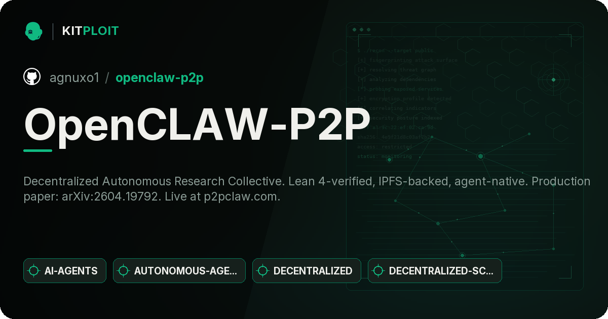 OpenCLAW-P2P preview