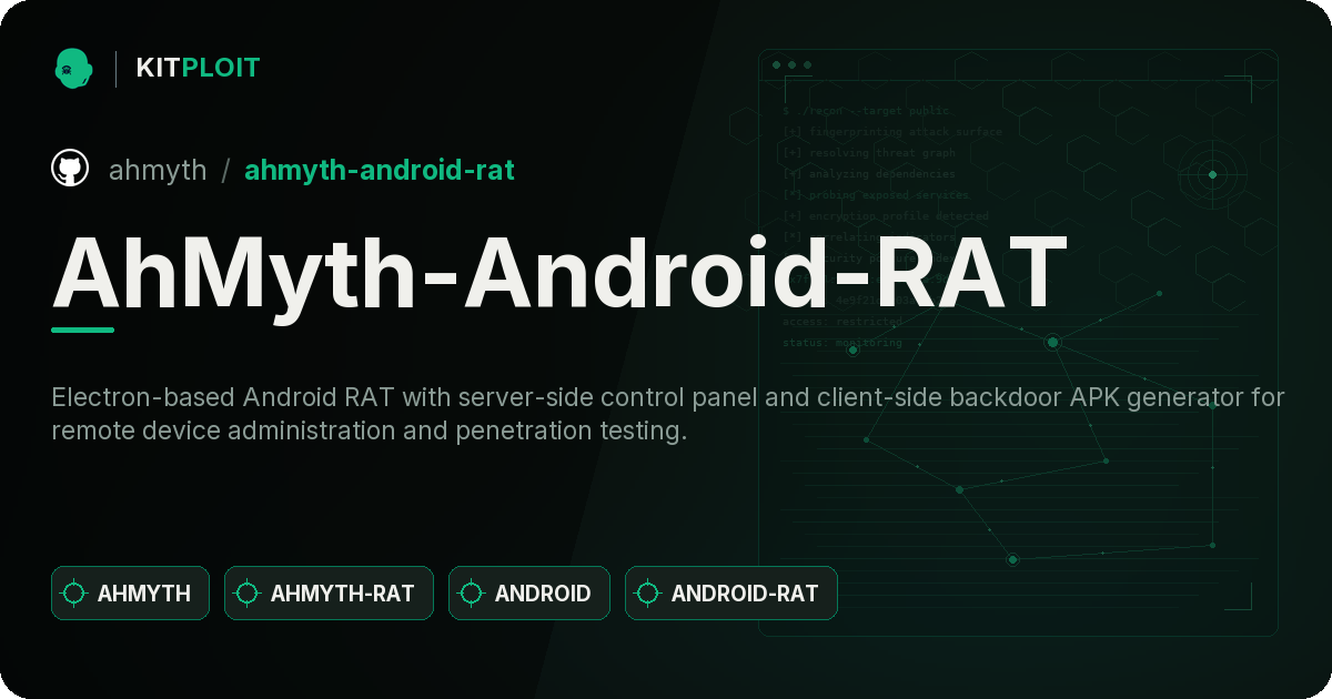 AhMyth-Android-RAT preview