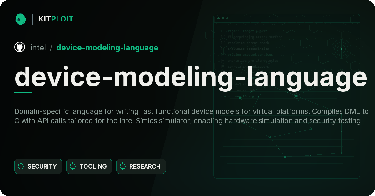 device-modeling-language preview
