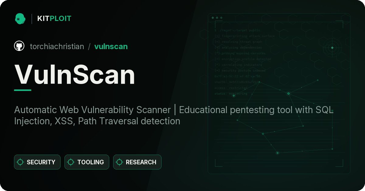VulnScan preview