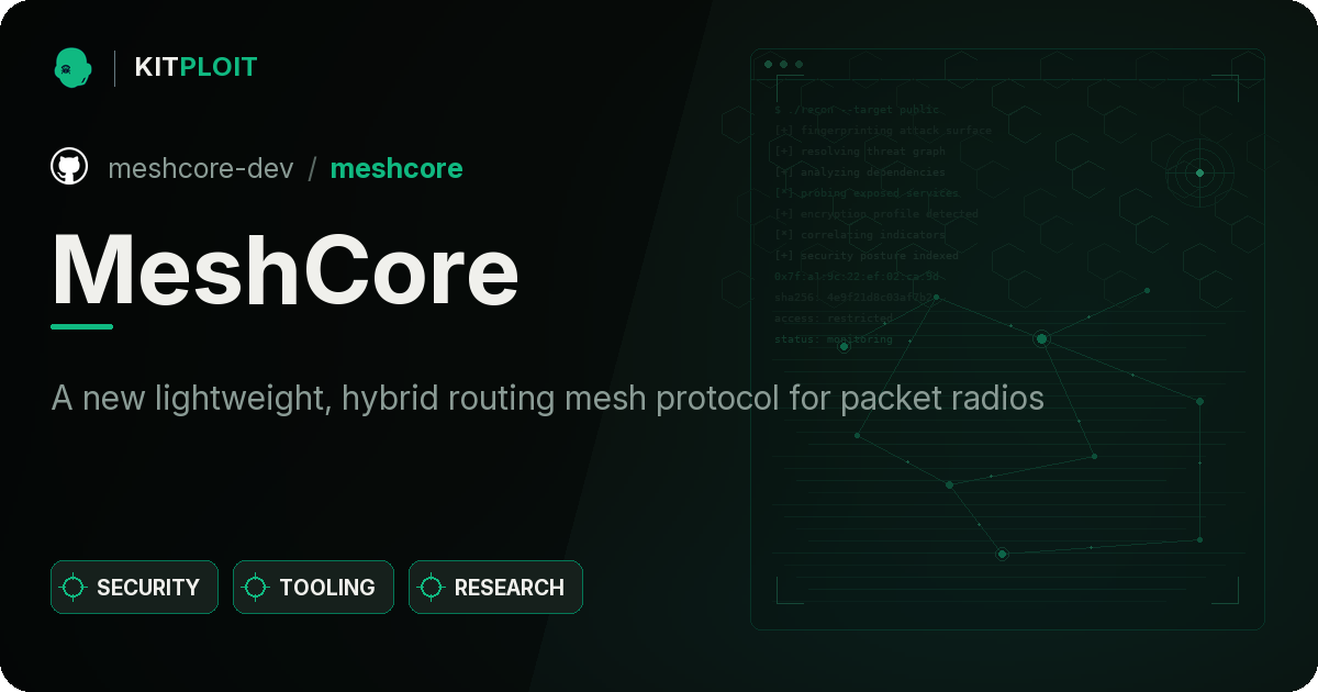 MeshCore preview