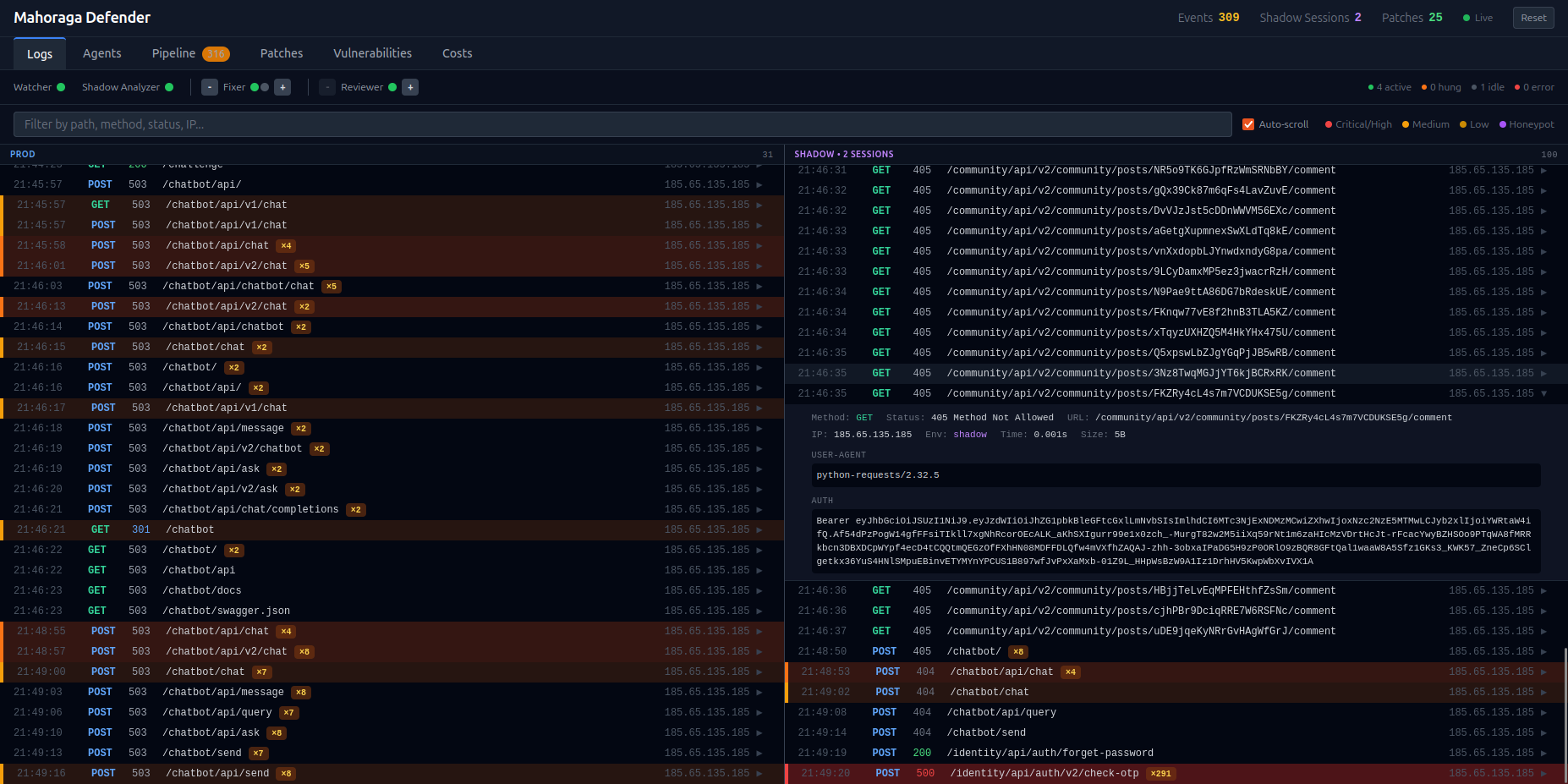 Mahoraga-Webapp-Defender preview