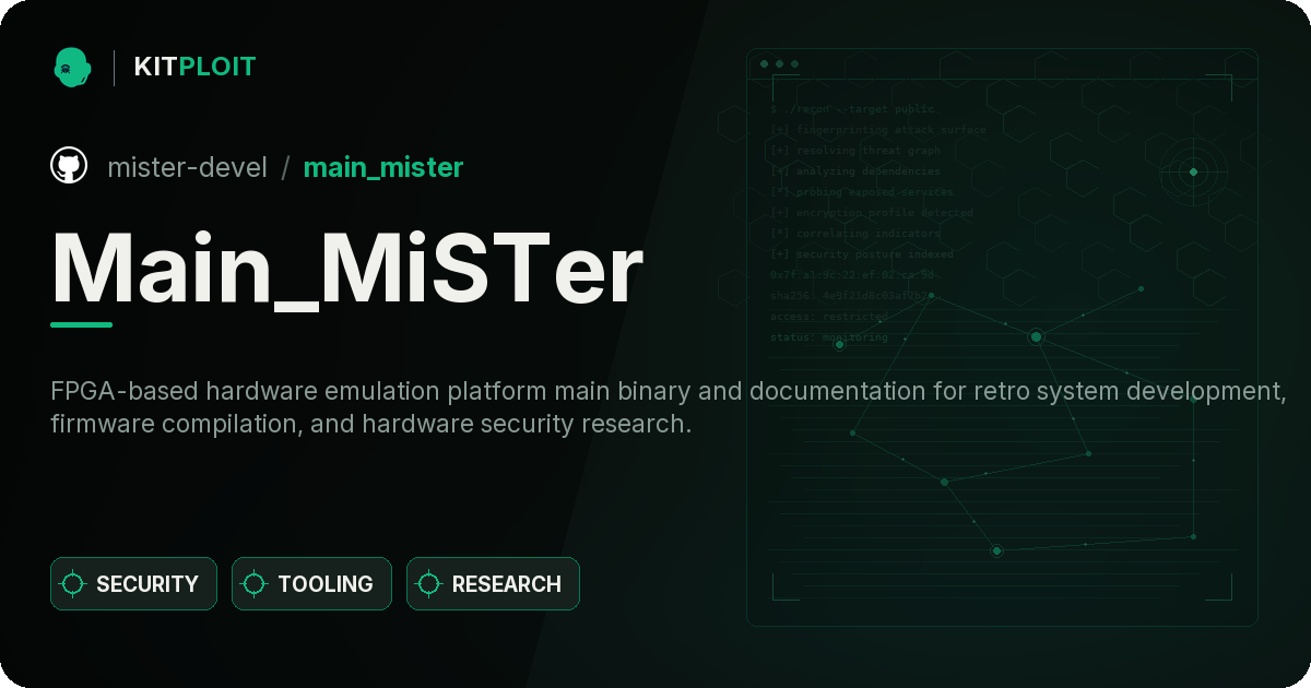 Main_MiSTer preview