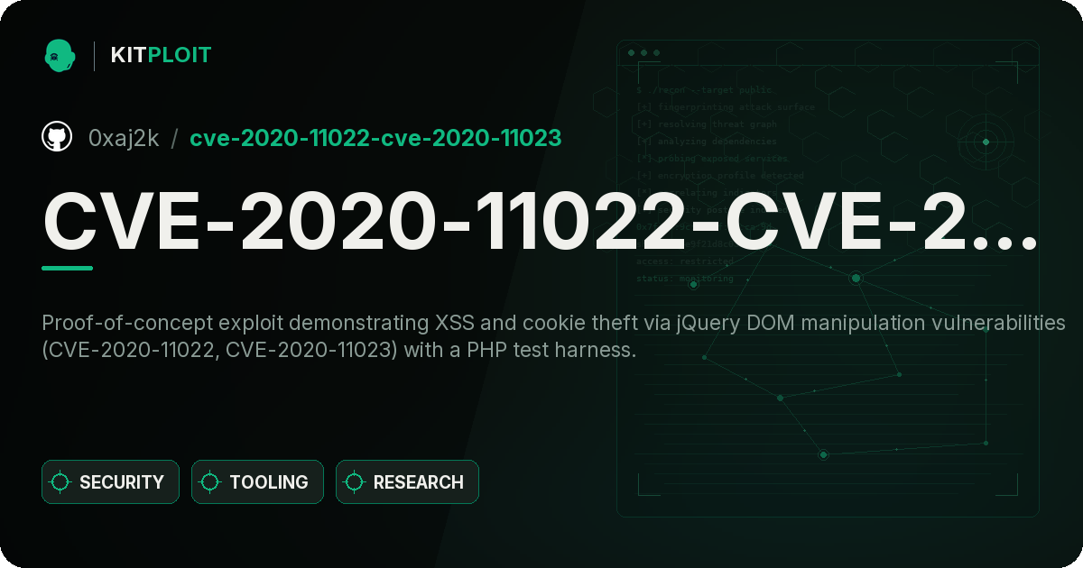 CVE-2020-11022-CVE-2020-11023 preview