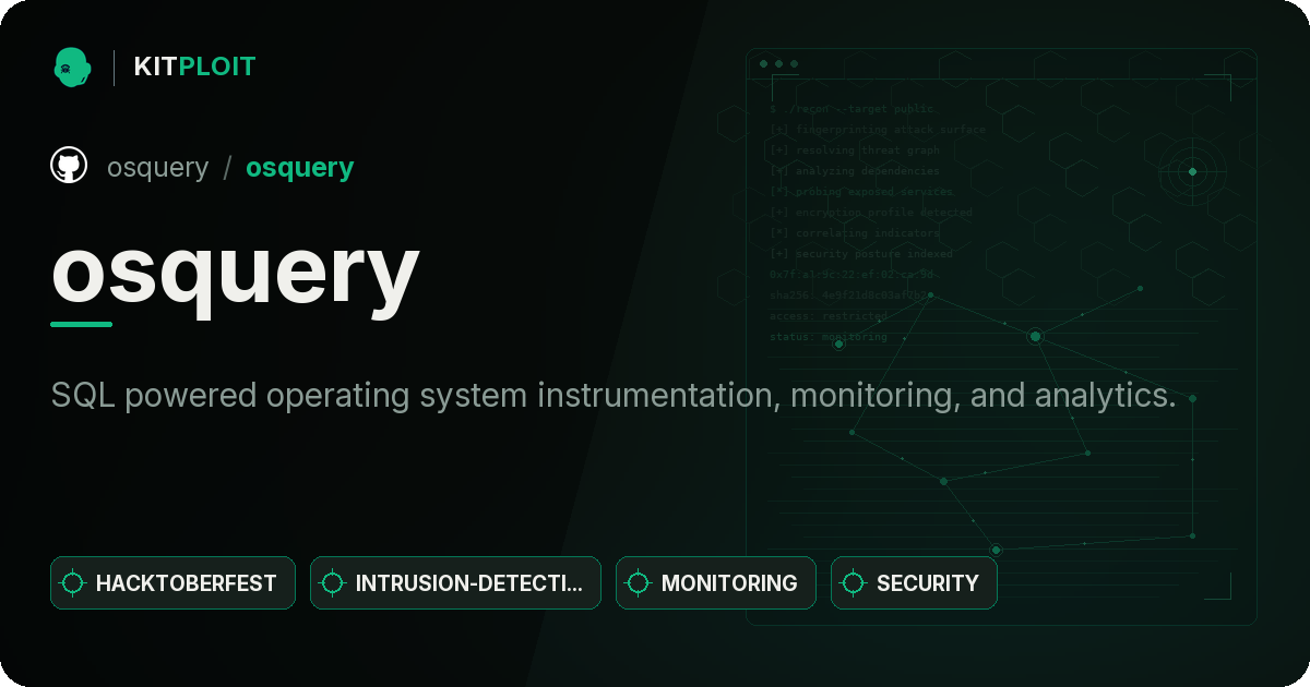 osquery preview