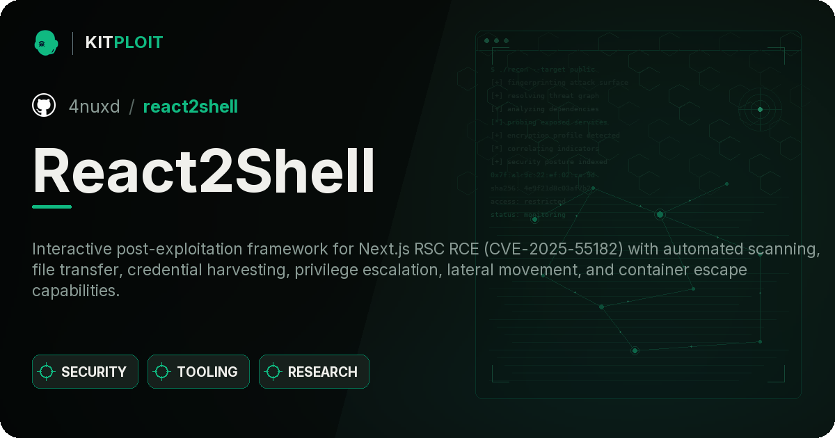 React2Shell preview