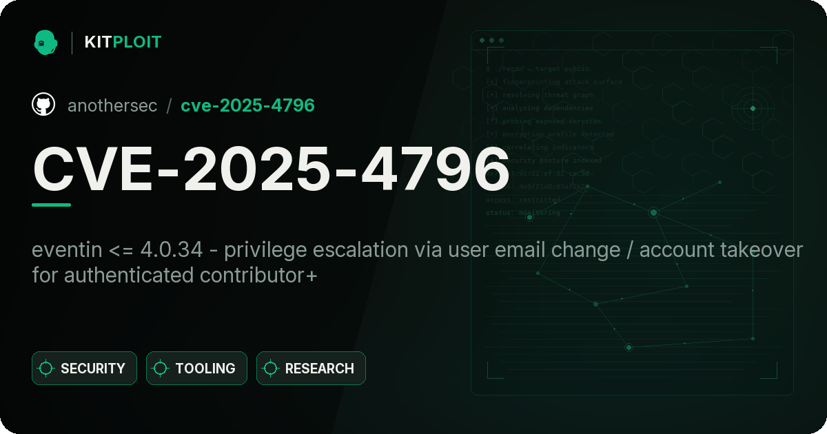 CVE-2025-4796 preview