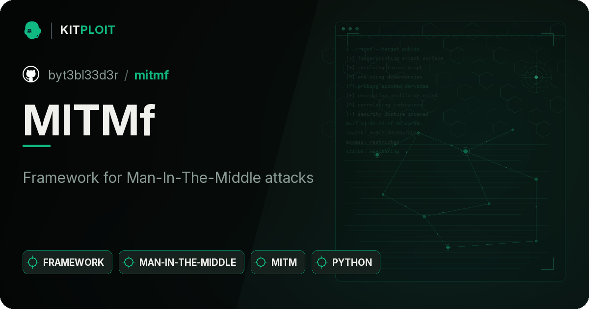 MITMf preview