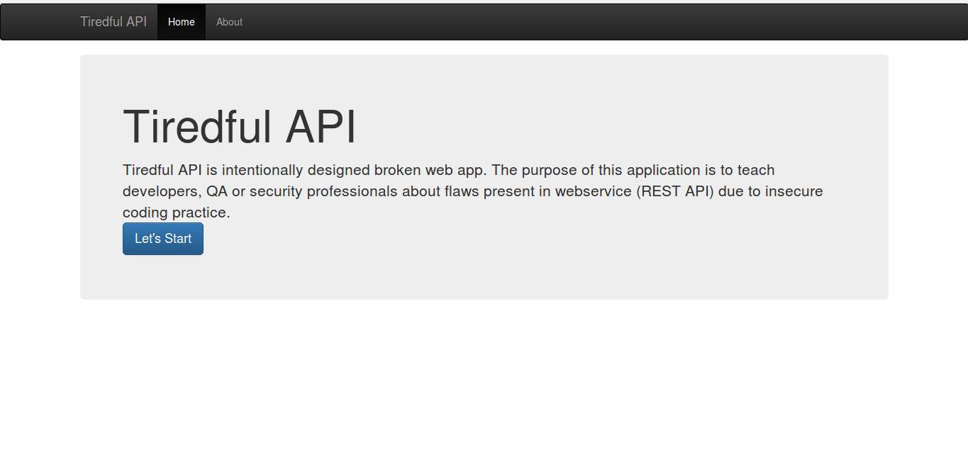 Tiredful-API preview