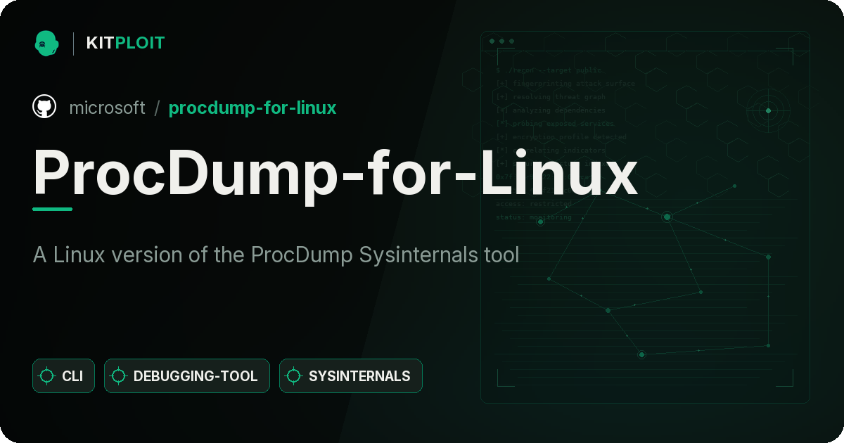 ProcDump-for-Linux preview