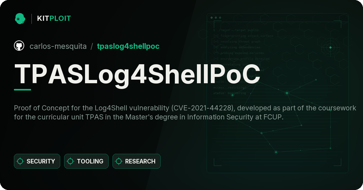 TPASLog4ShellPoC preview