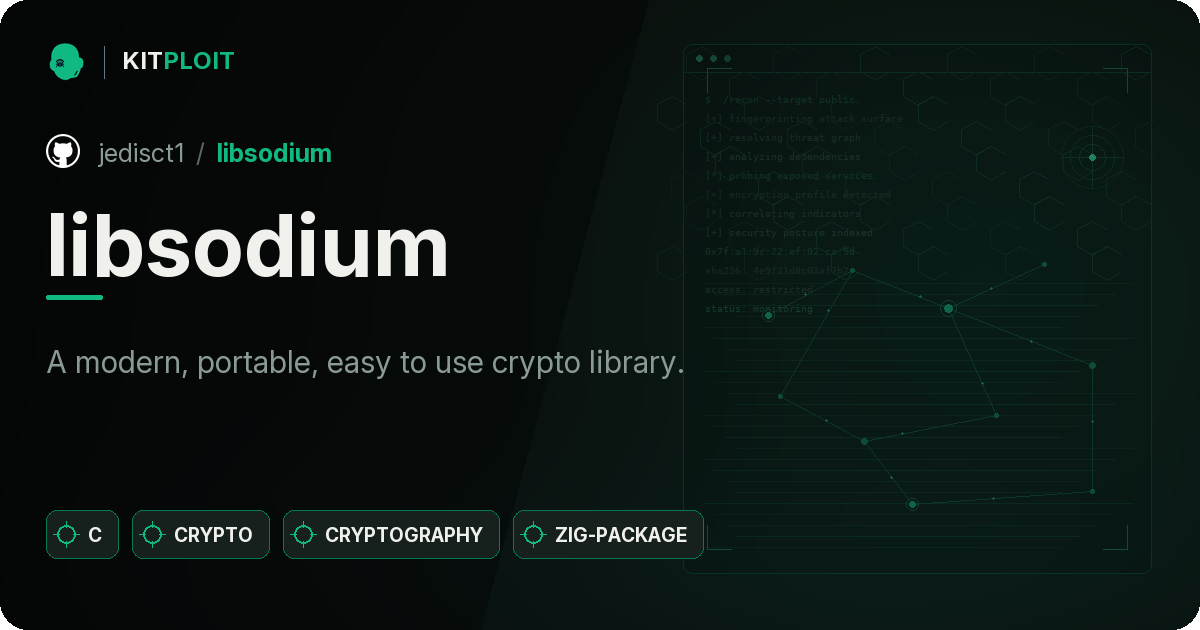 libsodium preview