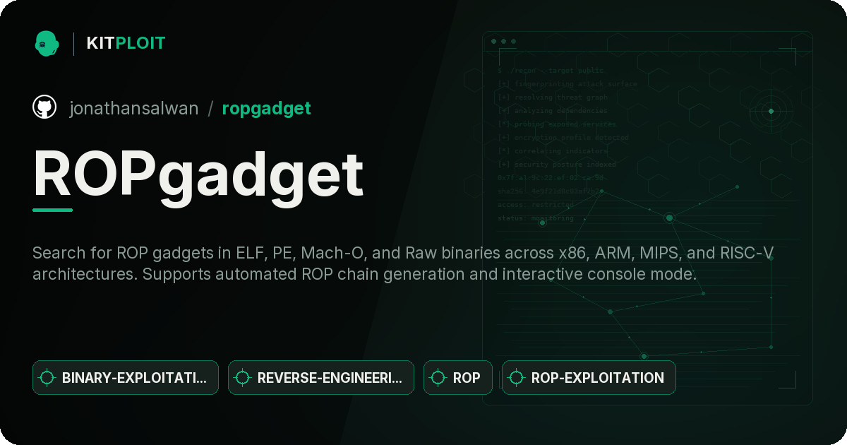 ROPgadget preview
