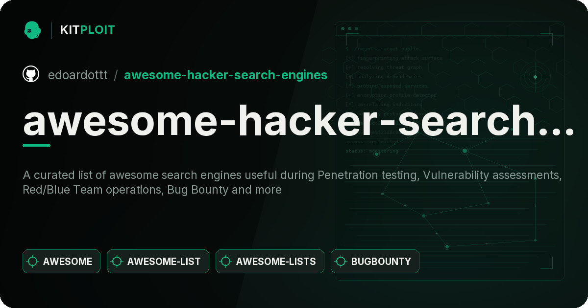 awesome-hacker-search-engines preview
