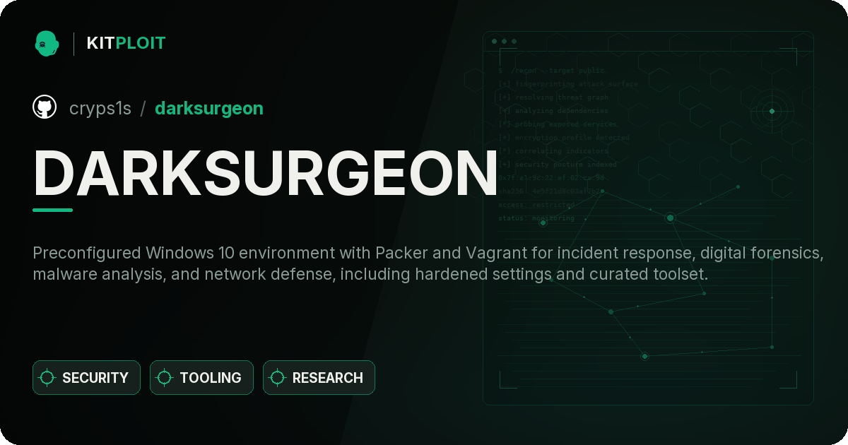 DARKSURGEON preview