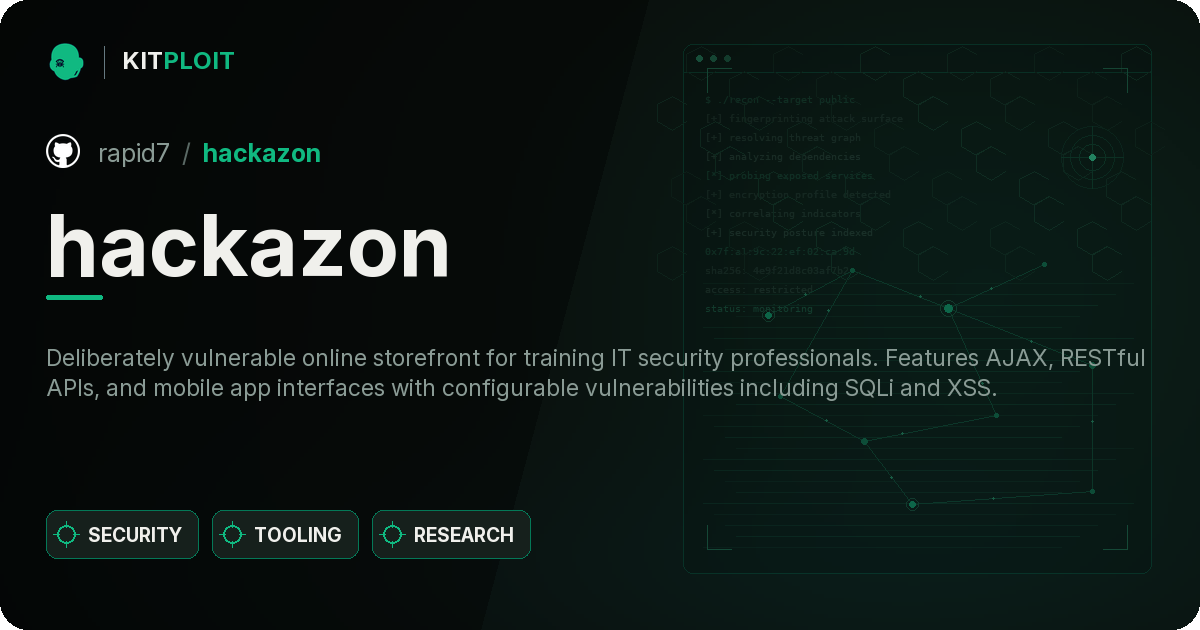 hackazon preview