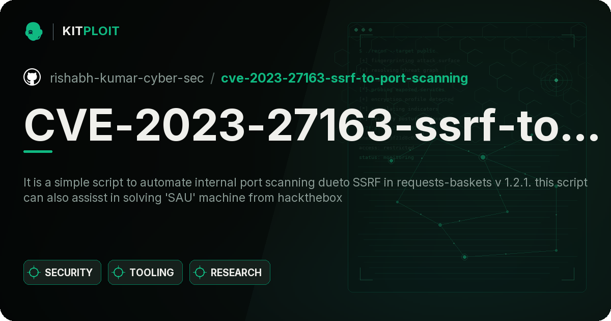 CVE-2023-27163-ssrf-to-port-scanning preview