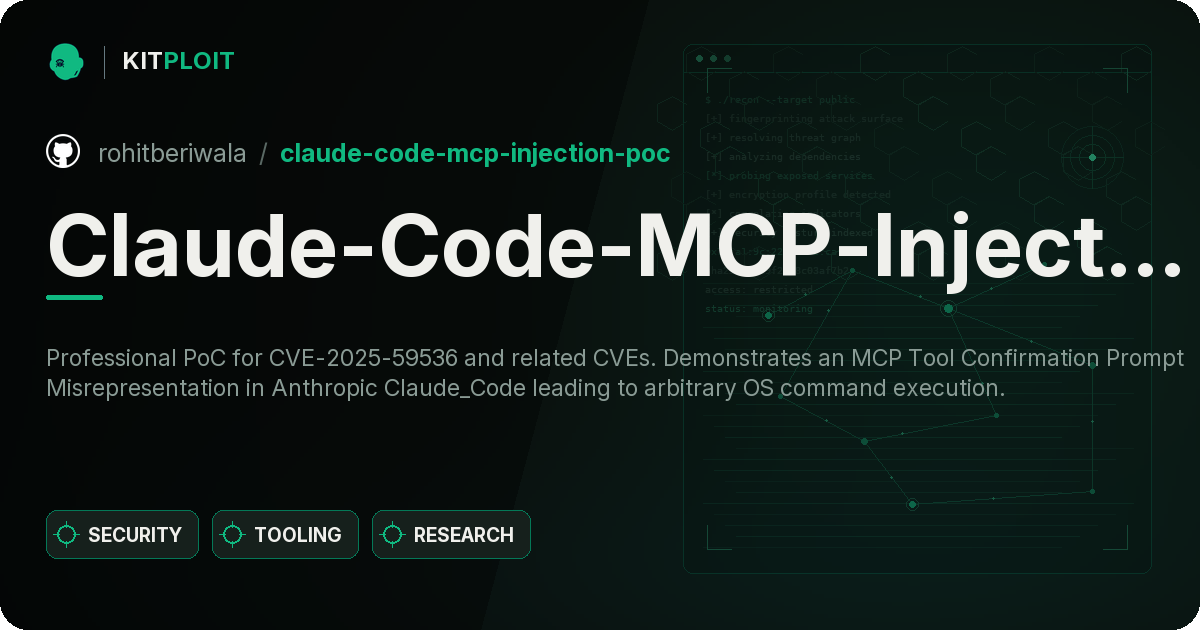 Claude-Code-MCP-Injection-PoC preview