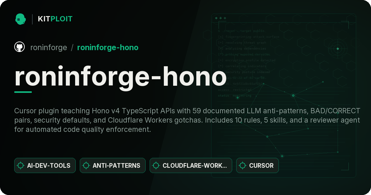 roninforge-hono preview