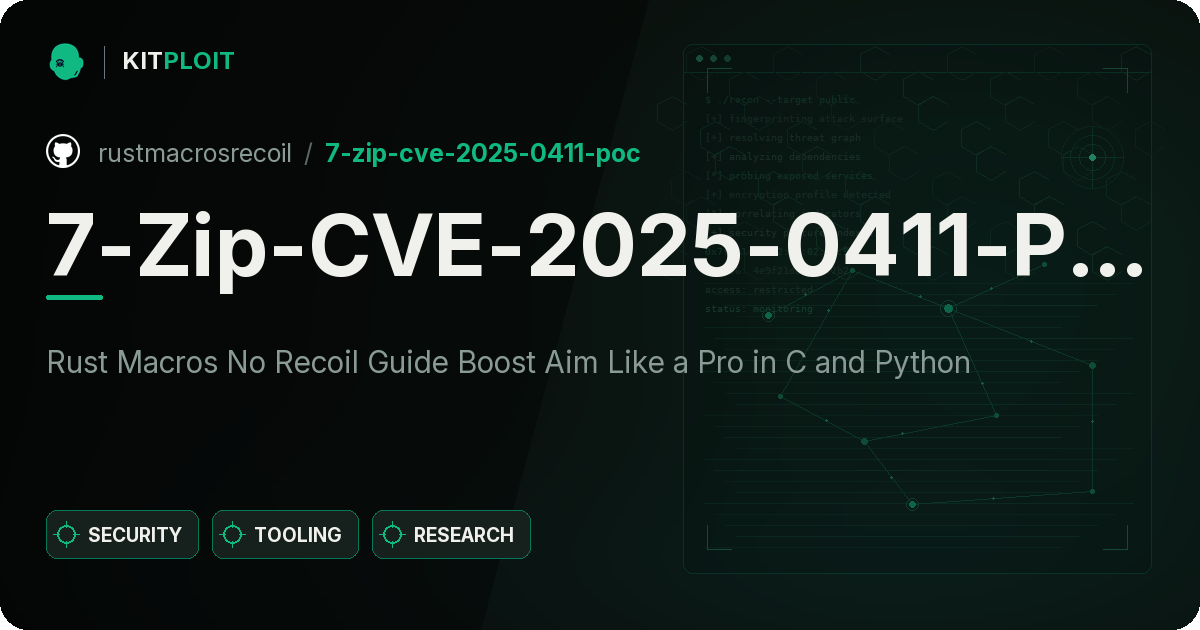 7-Zip-CVE-2025-0411-POC preview