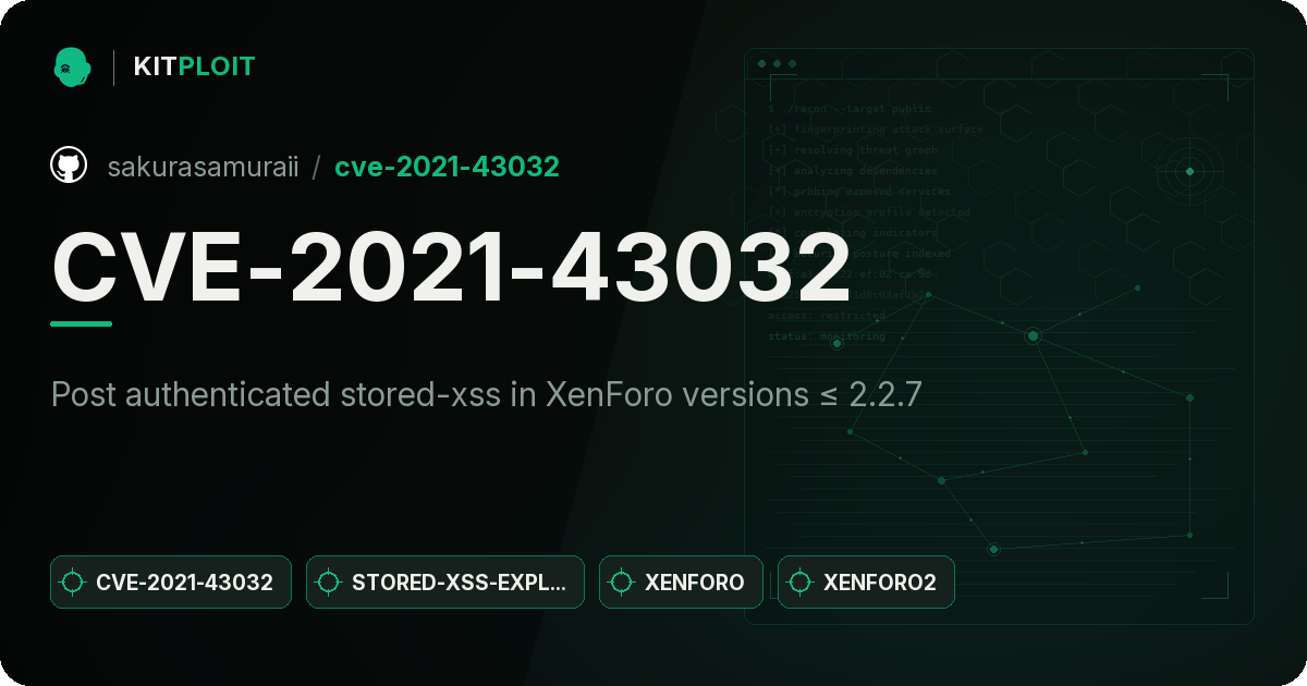 CVE-2021-43032 preview