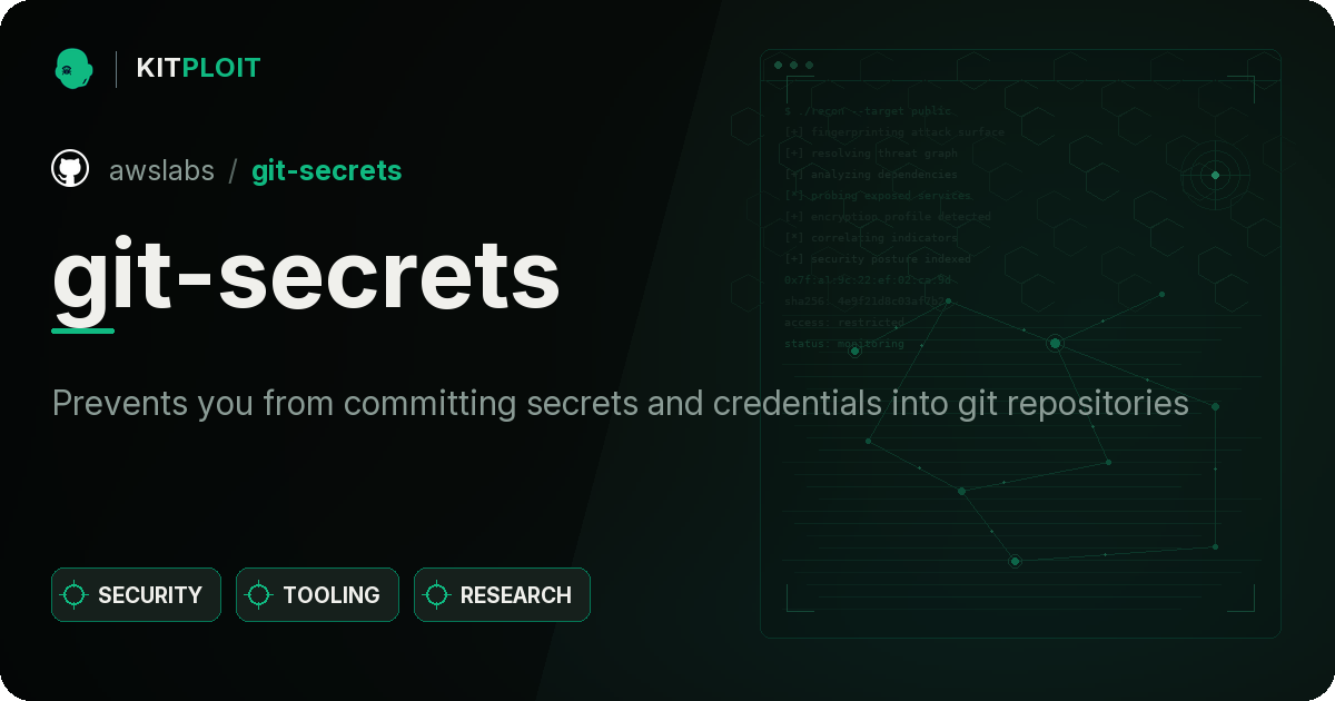 git-secrets preview