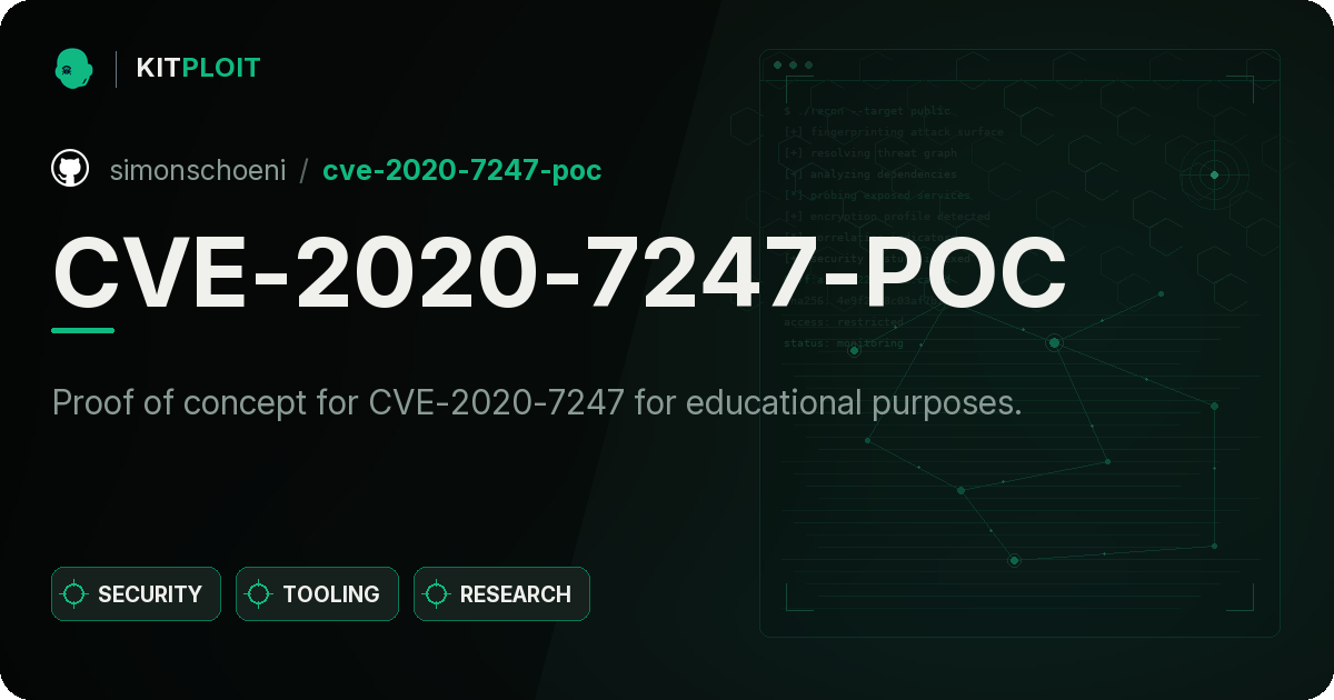 CVE-2020-7247-POC preview