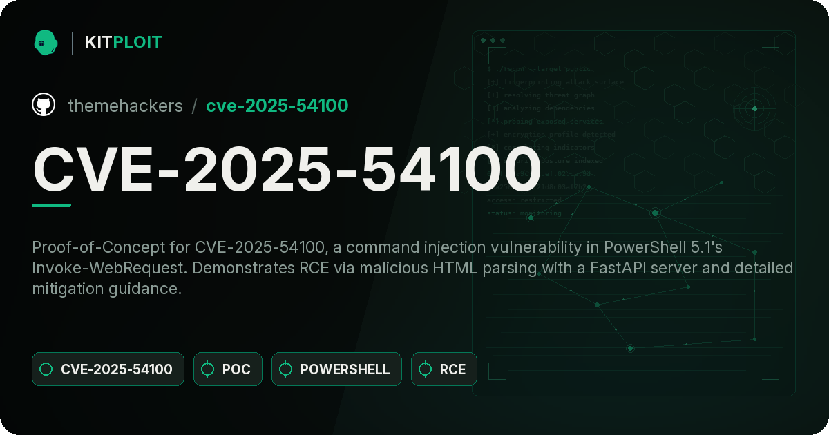 CVE-2025-54100 preview