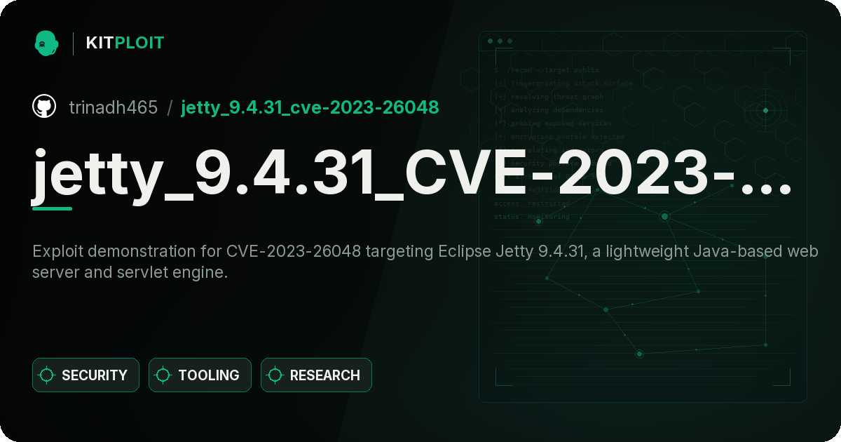 jetty_9.4.31_CVE-2023-26048 preview