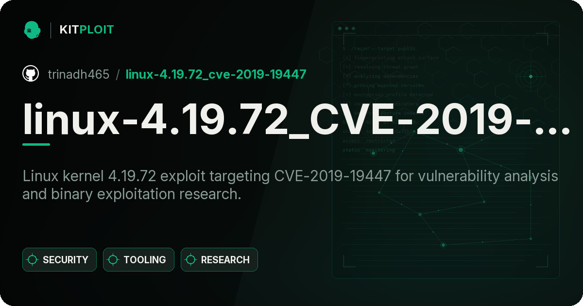 linux-4.19.72_CVE-2019-19447 preview