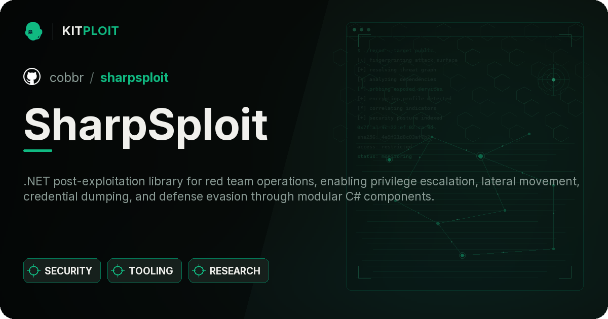 SharpSploit preview