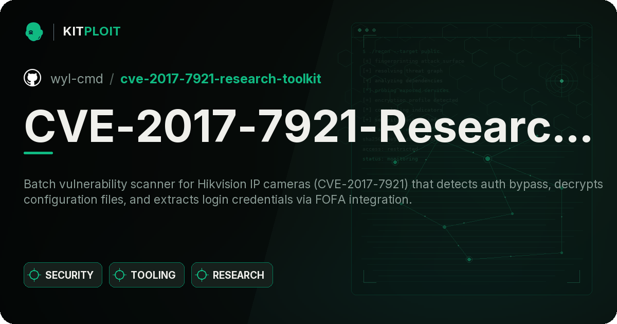 CVE-2017-7921-Research-Toolkit preview