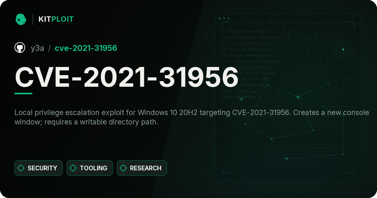 CVE-2021-31956 preview