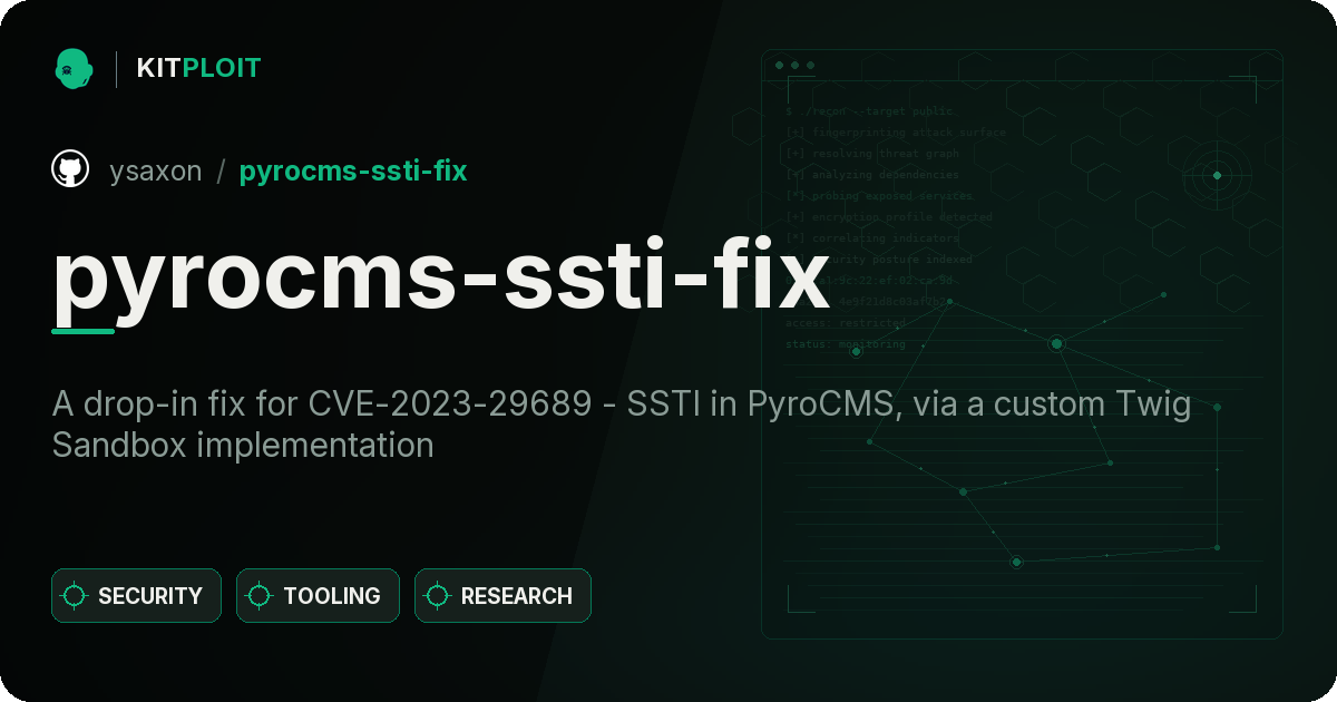 pyrocms-ssti-fix preview