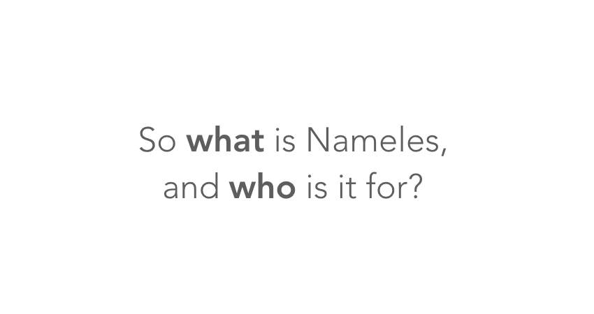 Nameles preview