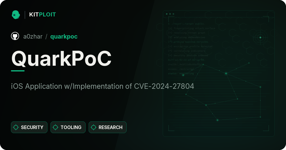 QuarkPoC preview