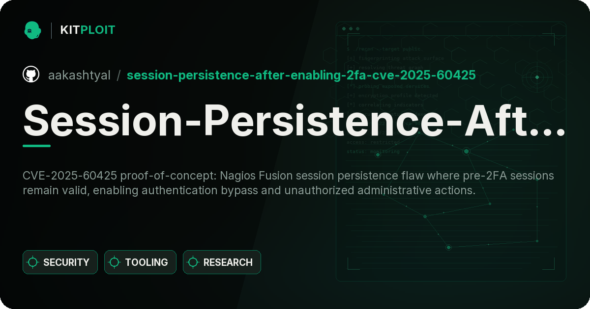 Session-Persistence-After-Enabling-2FA-CVE-2025-60425 preview