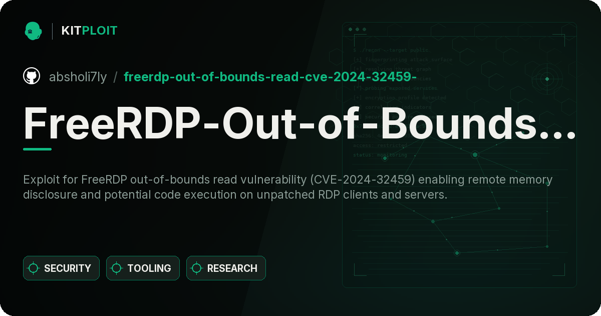 FreeRDP-Out-of-Bounds-Read-CVE-2024-32459- preview